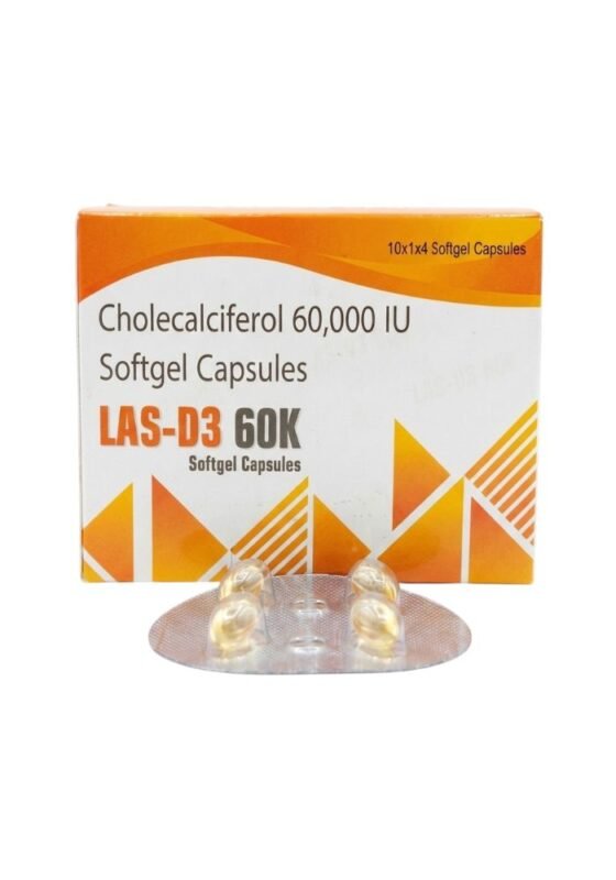 LAS D3 60K – Vitamin D3 Supplement | Las Biotech